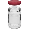 Purkki 250 ml fi66/4 kierrekansi viininpunainen - 6 kpl - 3 