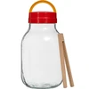 Purkki TO 3 L muovikannella + pihdit fi 100 - 10 