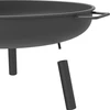 Puutarhatulisija Ø58 cm, pyöreä, kulho - 6 