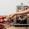 Ruostumaton teräsmehuprässi 8 L - 13 