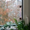 Ruskea ulkotermometri (-50°C - +50°C) 18cm - 7 