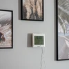 Sääasema – elektroninen, taustavalaistu, anturi, valkoinen - 10 