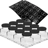 Sarja 12 x 120ml purkki + 30 etikettiä mausteiden merkitsemiseen - 7 