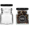 Sarja 12 x 120ml purkki + 30 etikettiä mausteiden merkitsemiseen - 7 
