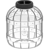 Särkymätön, monikäyttöinen purkki mustalla kannella, 8L  - 1 