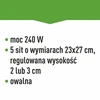 Sienien, hedelmien, vihannesten ja yrttien kuivuri lämpötilansäädöllä, 240W, läpinäkyvä - 18 