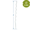 Spiraaliterästikku 1,75m x 6mm - 2 