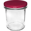 Suora purkki 350 ml (fi 82) viininpunaisella kannella 6 kpl - 2 