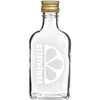 Taskumattimallinen 200 ml pullo kierrekorkilla ja painatuksella „Cytrynówka”, malli 2 ['pullo 0', '2 l', ' alkoholipullo', ' pullo painatuksella', ' likööri', ' taskumattimallinen pullo', ' taskumattimallinen pullo sitruunaliköörille', ' pullo sitruunaliköörille', ' juomien pullotus', ' taskumattimallinen pullo kultaisella kierrekorkilla', ' koristeelliset alkoholipullot', ' tyylikkäät pullot häihin', ' pienet koristepullot', ' koristepullo kierrekorkilla', ' pullo 200 ml', ' premium-pullo']