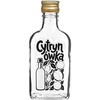 Taskumattipullo 200 ml kierrekorkilla ja ”Cytrynówka”-painatuksella, malli 1 ['0', '2 l pullo', ' alkoholipullo', ' pullo painatuksella', ' likööri', ' taskumattipullo', ' taskumattipullo sitruunaliköörille', ' pullo sitruunaliköörille', ' juomien pullotus', ' taskumattipullo kultaisella kierrekorkilla', ' koristeelliset alkoholipullot', ' tyylikkäät pullot häihin', ' pienet koristepullot', ' koristeellinen pullo kierrekorkilla', ' 200 ml pullo', ' premium-pullo']