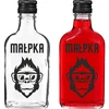Taskumattipullo 200 ml kierrekorkilla, 'Apina'-painatus, 1 kpl. ['pullo', ' pullot', ' painettu pullo', ' lahjapullo', ' pullo likööreille', ' pullo pontikalle', ' pullo alkoholille', ' lasipullo kierrekorkilla', ' 200 ml pullo kierrekorkilla', ' taskumattipullot', ' pikkupullo', ' pieni koristepullo', ' apina-painatus', ' pikkupullo painatuksella', ' kotitekoiset juomat', ' taskumattipullo 200 ml mustalla kierrekorkilla']