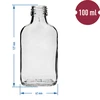 Taskumattityyppinen likööripullo 100 ml 10 kpl - 4 