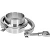 Täydellinen Tri-Clamp-liitin 77,5 x 60 mm - 3 
