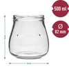 TO 500 ml Amfora -purkki - 6 kpl - 2 