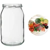 TO 900 ml purkki värillisellä kannella fi82/6 - 6 kpl - 13 