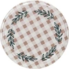 Twist-off-kansi fi82/6, beige ruutukuvio, 10 kpl 
