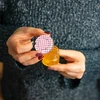 Twist-off purkki 30 ml värillisellä kannella fi 43 - 10 kpl - 7 