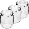 Twist-off-purkki 425ml painatuksella 'Home Made' ja kannella, 3 kpl - 3 