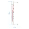 Ulkotermometri (-50°C - +50°C) 23cm mix - 2 