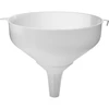Valkoinen muovinen suppilo ø 25 cm - 6 