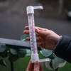 Valkoinen ulkotermometri (-50°C - +50°C) 18cm - 4 