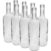 Valkoinen viinipullo 0,75 L - pakkaus 8 kpl - 4 