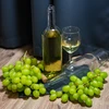 Valkoinen viinipullo 0,75 L - pakkaus 8 kpl - 4 