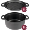 Valurautakattila pannulla, 5 L + 1 L - 2 