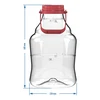 Viinipallo kevyt, särkymätön, kahvalla, 10 L - 6 