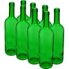 Viinipullo 0,75 L vihreä - pakkaus 8 kpl - 6 