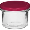 Yksinkertainen purkki 235 ml (fi82) viininpunaisella kannella 6 kpl - 2 
