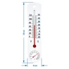 Yleiskäyttöinen valkoinen lämpömittari hygrometrillä (-20°C - +50°C) 25cm - 2 