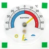 Yleismittari hygrometrillä, läpinäkyvä, itseliimautuva (-50°C - +50°C)  - 1 