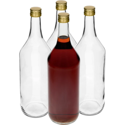 1 L Pöytäpullo kierrekorkilla fi28 - 4 kpl - 2