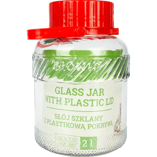 2L purkki muovikannella  - 1 