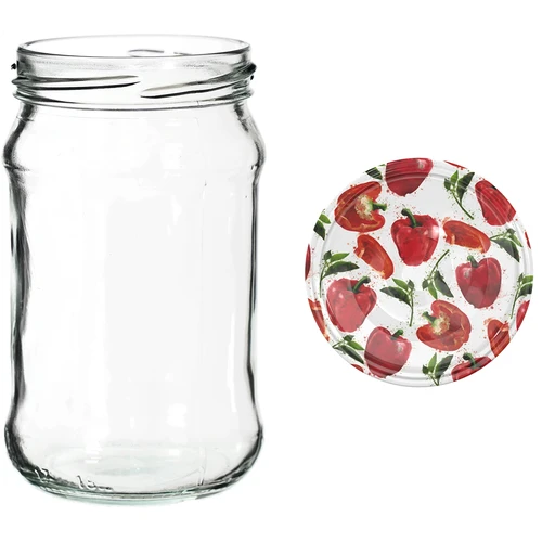 300 ml purkit värillisellä kannella fi 66 - 6 kpl - 10