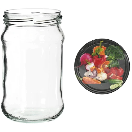 300 ml purkit värillisellä kannella fi 66 - 6 kpl - 11