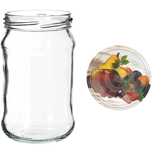 300 ml purkit värillisellä kannella fi 66 - 6 kpl - 4