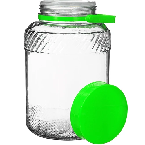 5 L purkki pihdeillä - vihreä kansi - 3