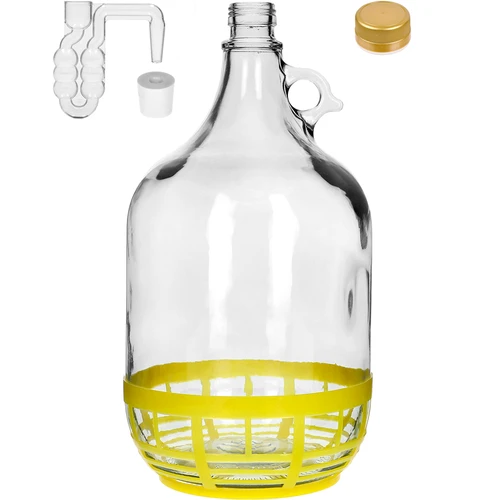 5L Dama korkilla, vaakasuoralla putkella ja korkilla  - 1 