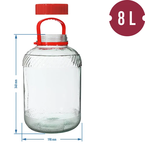 8 L purkki muovikannella - 6