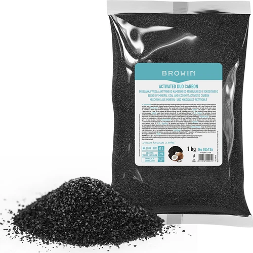 Activated Duo Carbon – kiviperäinen mineraali- ja kookospohjainen aktiivihiiliseos, 1 kg, riittää 60 litrille - 2