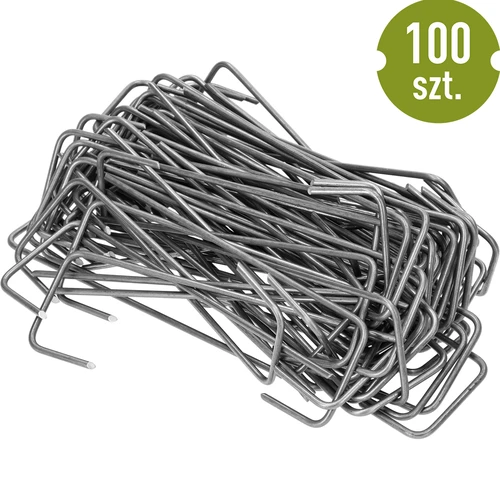Agrohuovan L-malliset teräsnastat - 100 kpl - 4