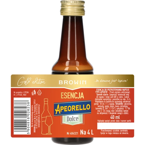Apeorello Dolce -esanssi 4 litralle, 40 ml - 5