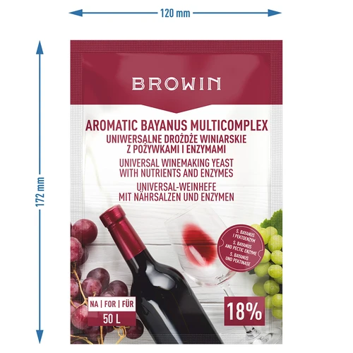 Aromatic Bayanus Multicomplex aloituspakkaus viinille, 40 g - 4
