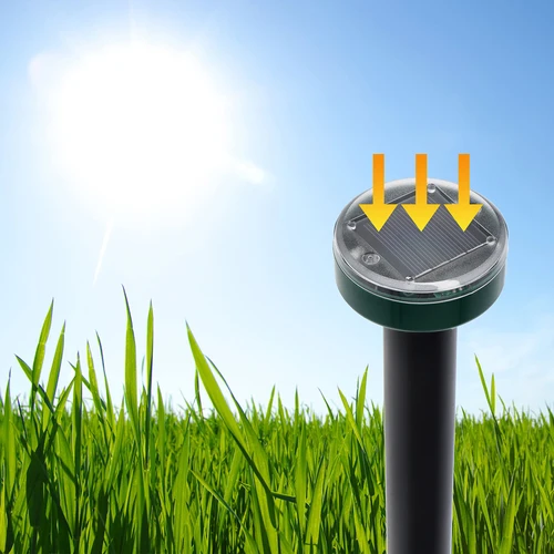 Aurinkoinen myyränkarkotin – tehokas, turvallinen ja inhimillinen puutarhan suojaus, 4 kpl setti - 11