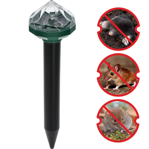 Aurinkokäyttöinen myyränkarkotin LED-lampulla - 6