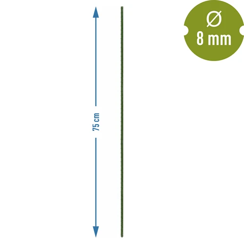 Bioogród puutarhakepit – päällystetty teräs, 0,75 m, fi 8 mm, 10 kpl - 3