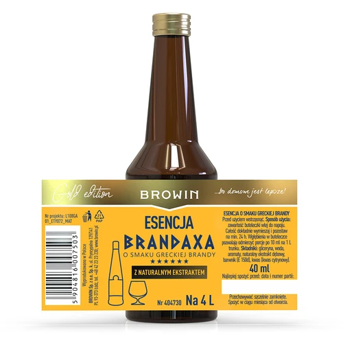 Brandaxa-esanssi, kreikkalaisen brandyn makuinen, 40 ml - 4