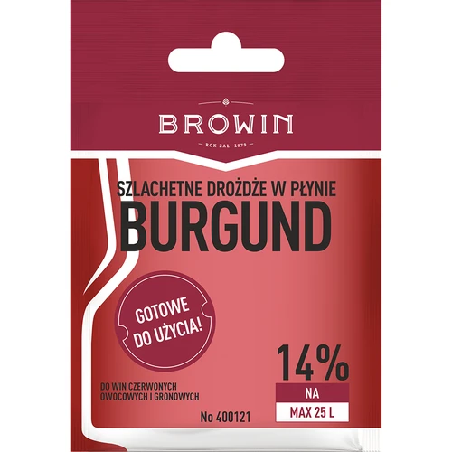 Burgundin viinihiiva ilman lisääntymistä, 20 ml  - 1 